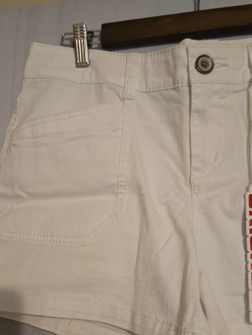 UNIONBAY White Delaney Jean Shorts Sz 13 NWT - Picture 3 of 7